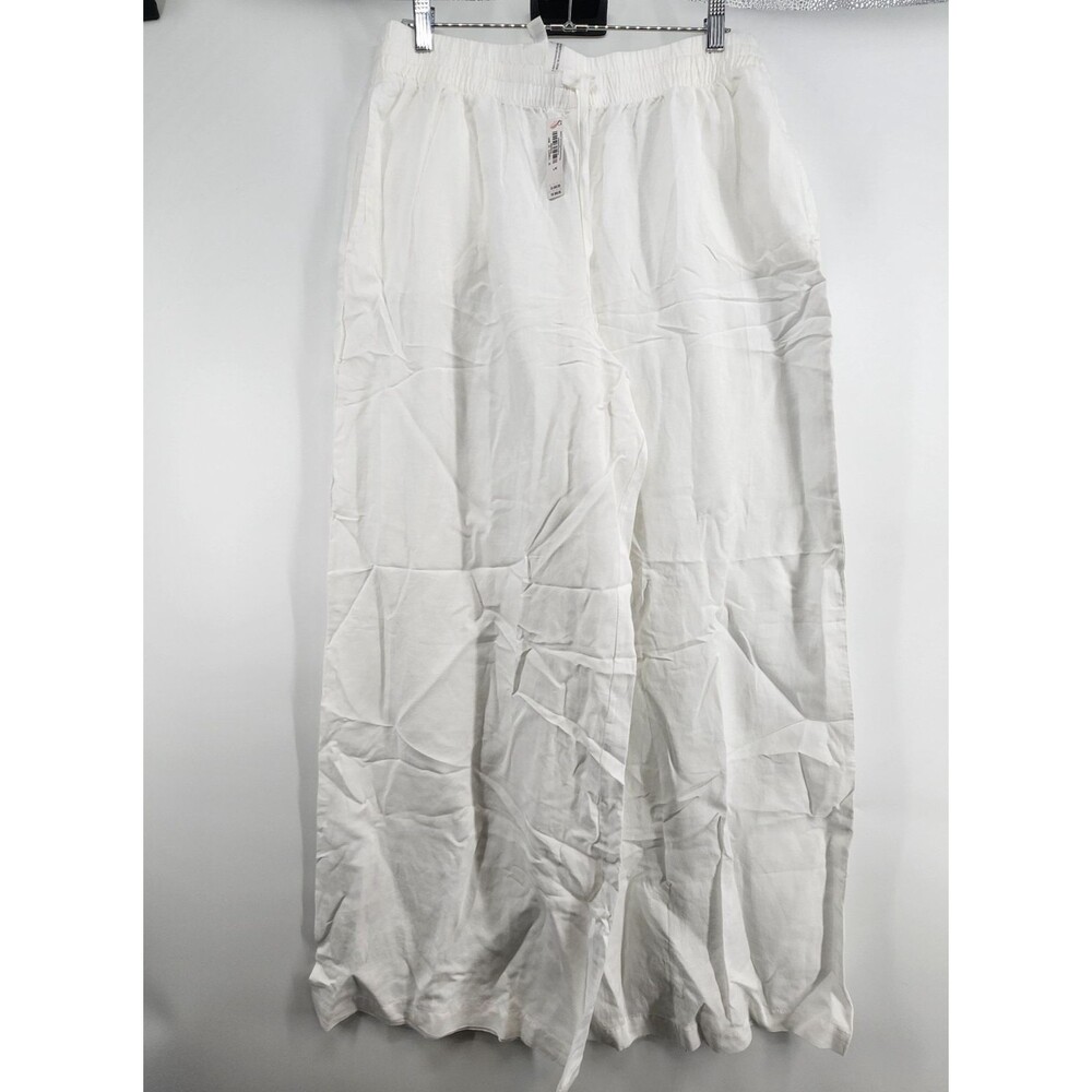 Victoria's Secret Women's Size‎ Large White Swim Beachwear Wide-Leg Pants